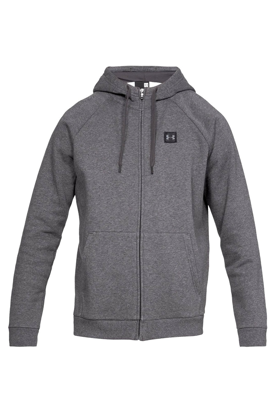 Under Armour Charcoal Rival Fleece Full Zip Hoodie