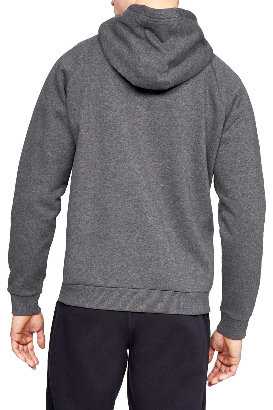 Under Armour Charcoal Rival Fleece Full Zip Hoodie