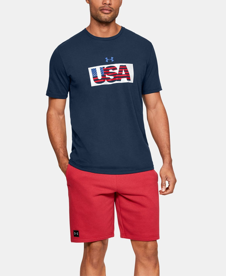 Under Armour Graphic T-shirt Navy/red/blue