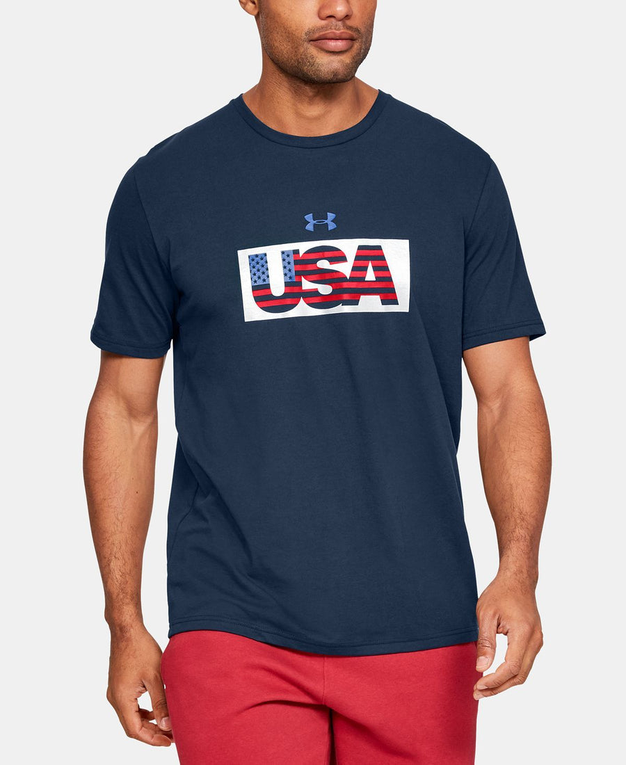 Under Armour Graphic T-shirt Navy/red/blue