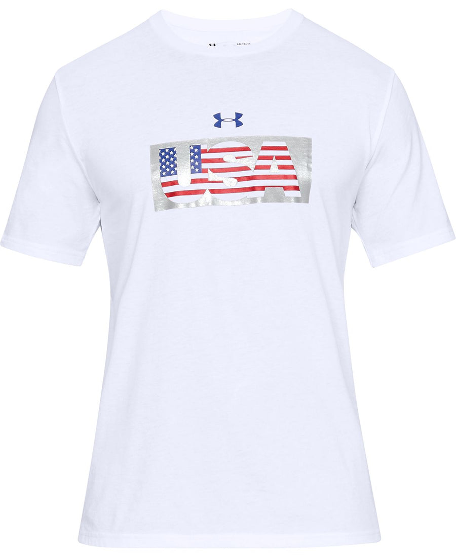 Under Armour Graphic T-shirt White/red/blue