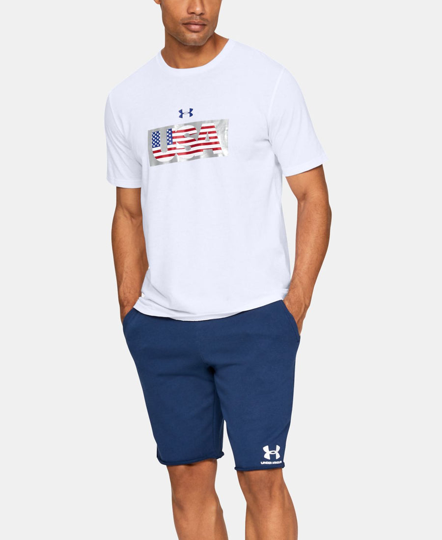Under Armour Graphic T-shirt White/red/blue