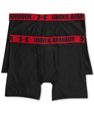 Under Armour Mens HeatGear Boxer 2 Black