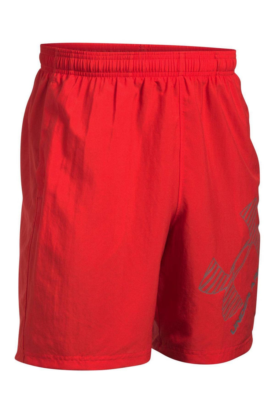 Under Armour Red/Graphite 8" Logo Performance Short