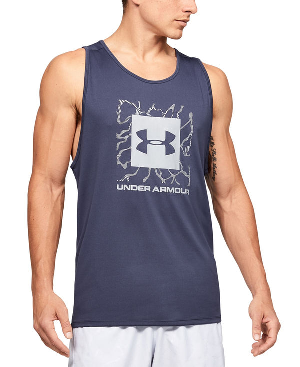 Under Armour Tech™ 2.0 Graphic Tank Blue Ink