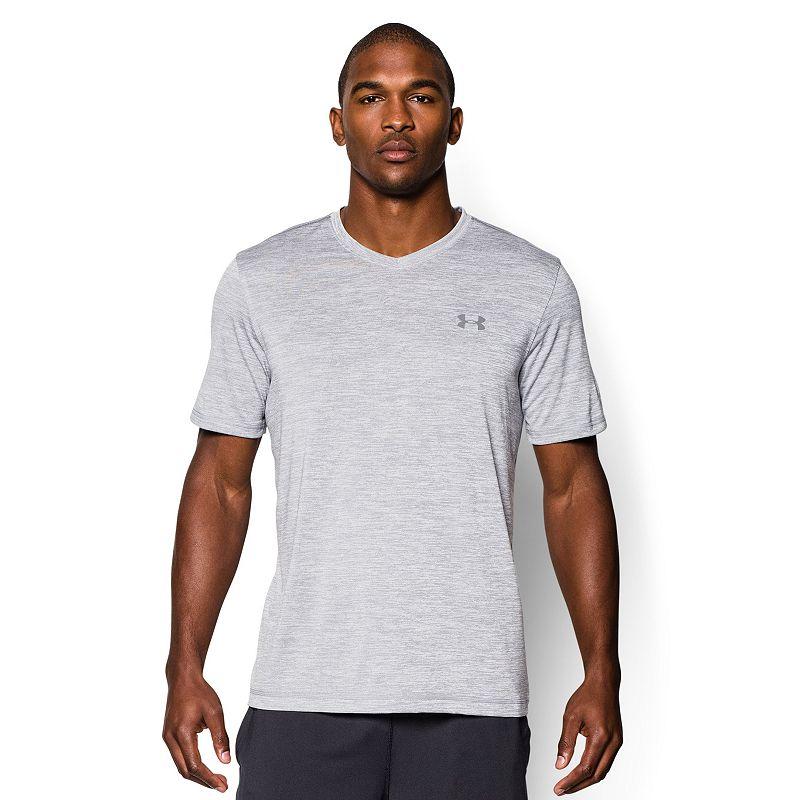 Under Armour V-Neck HeatGear T-Shirt Steel