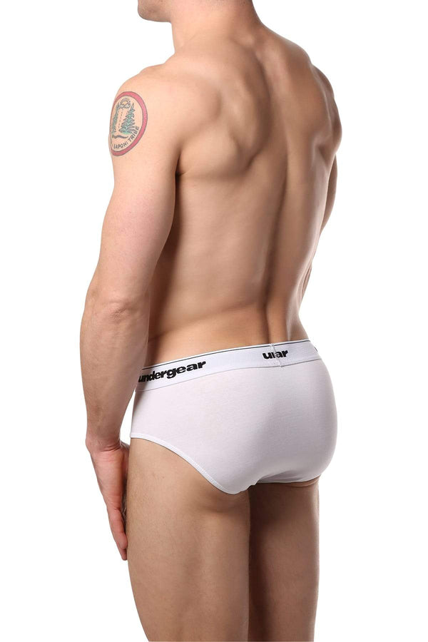 Undergear White Stitch Essential Brief