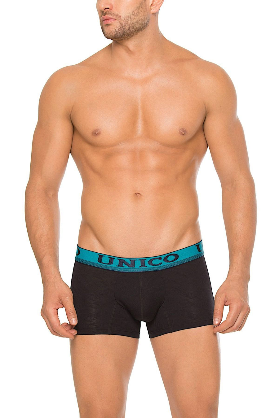 Unico Black/Teal Yoruba Trunk
