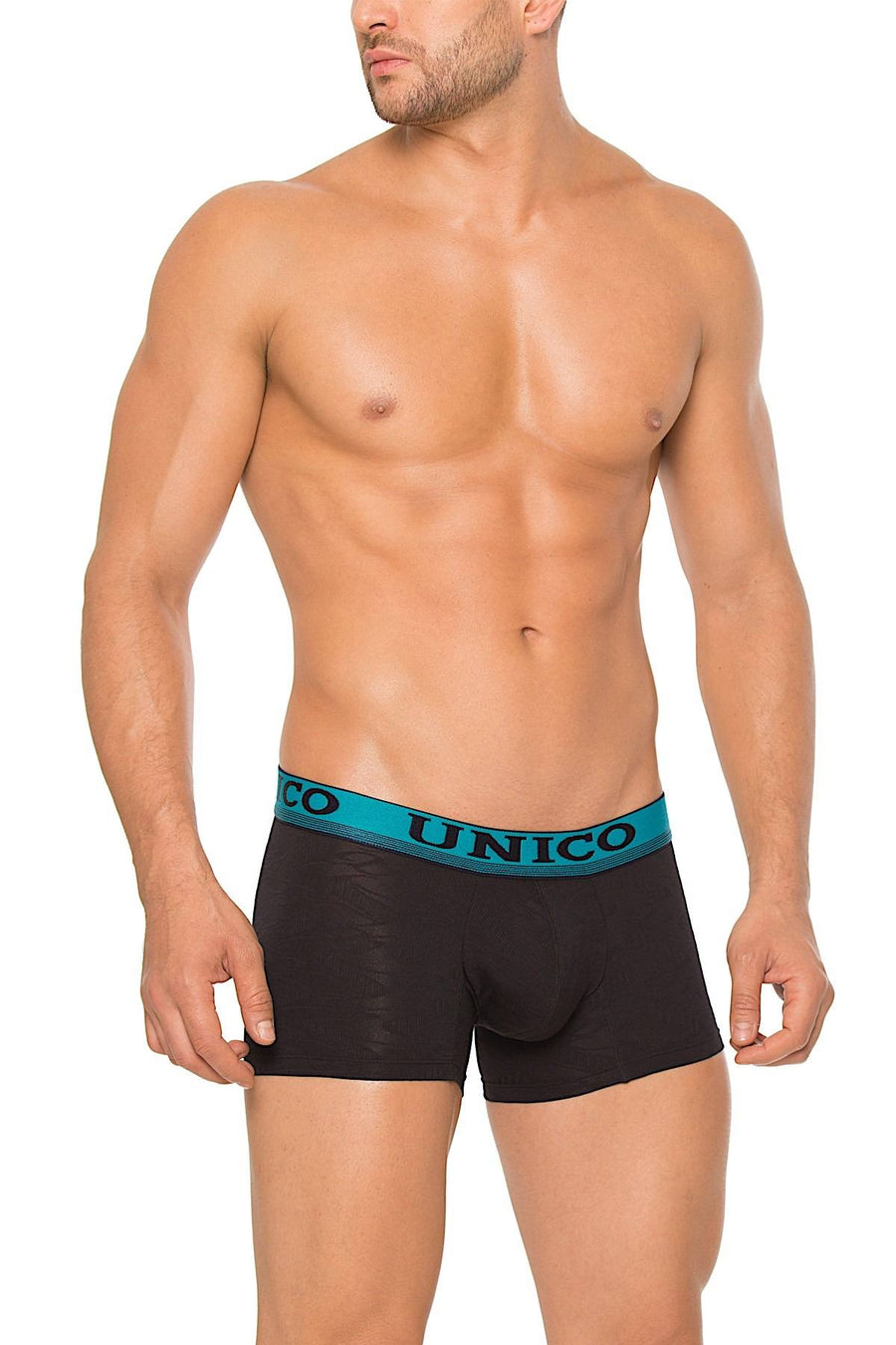 Unico Black/Teal Yoruba Trunk