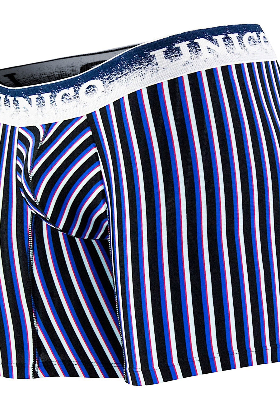 Unico Blue/Multi-Color Striped Lucid Boxer Brief