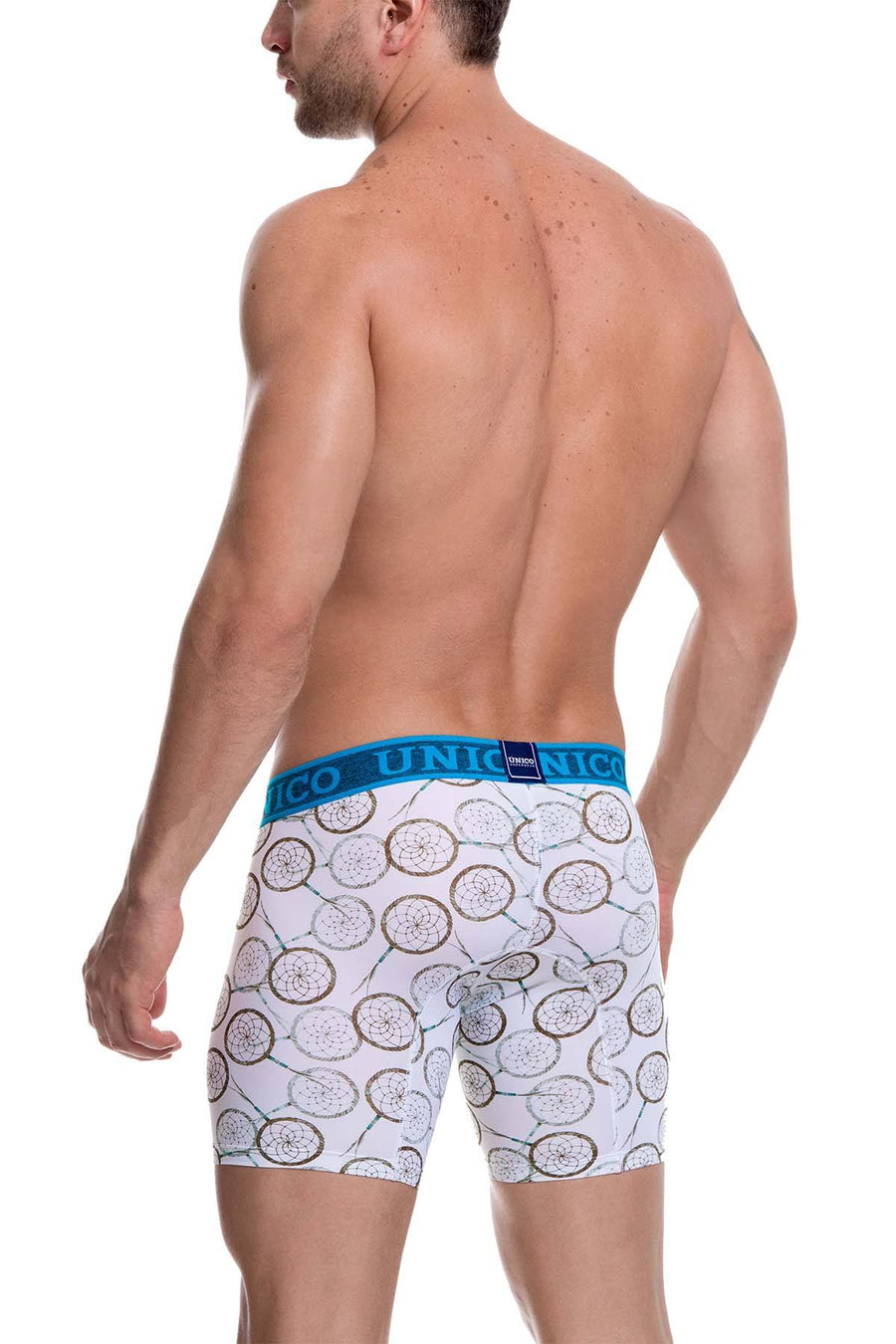 Unico Blue/Multi Printed Atrapasuenos Boxer Brief