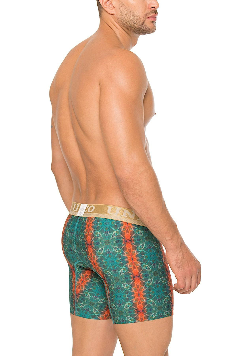 Unico Green/Gold/Orange Barajas Boxer Brief