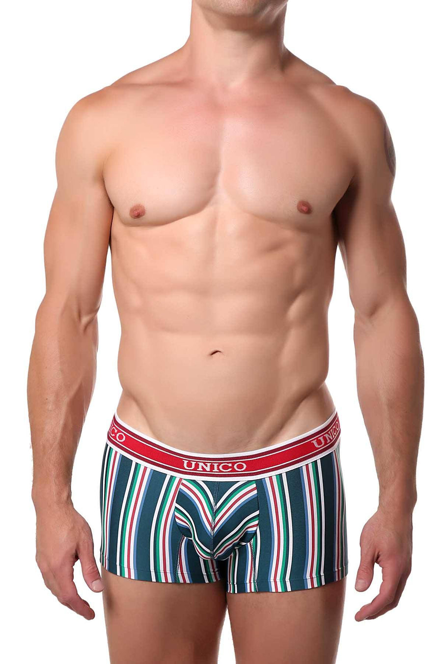 Unico Green/Red/Multi Striped Khalil Trunk