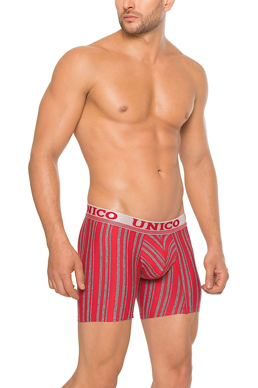 Unico Red/Multi-Color Celio Boxer Brief