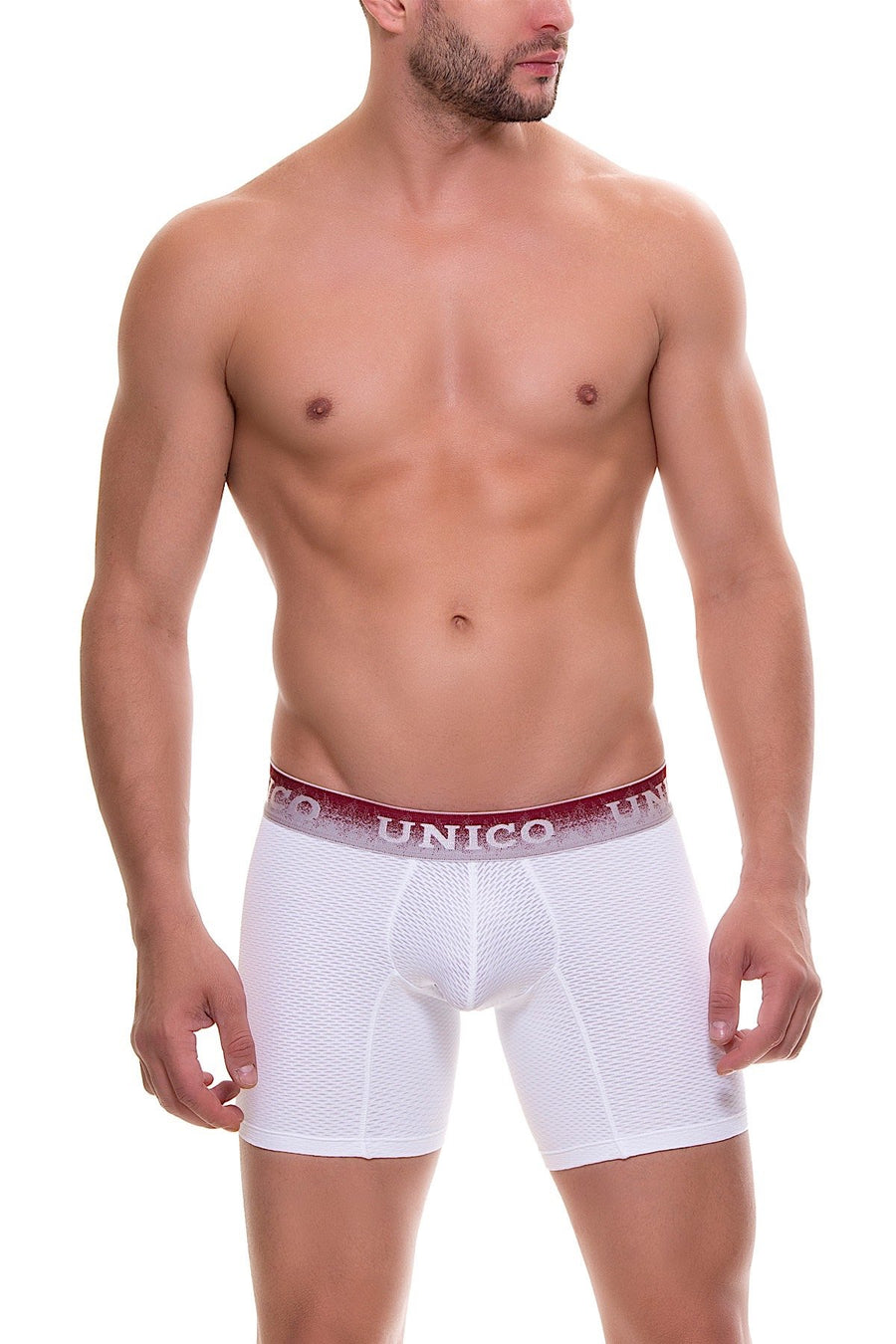 Unico White/Brick-Red Holidays Boxer Brief