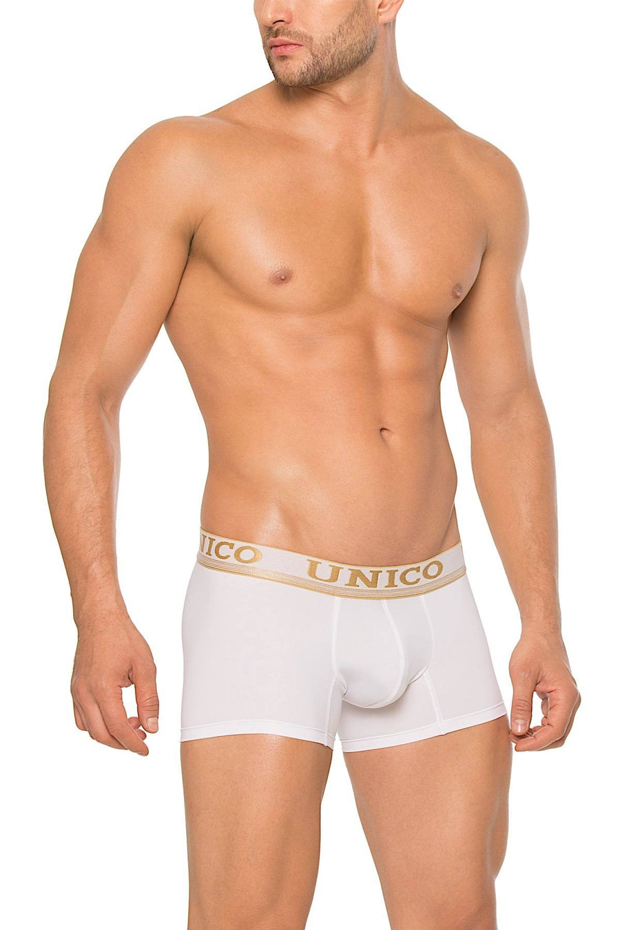 Unico White/Gold Drum Trunk