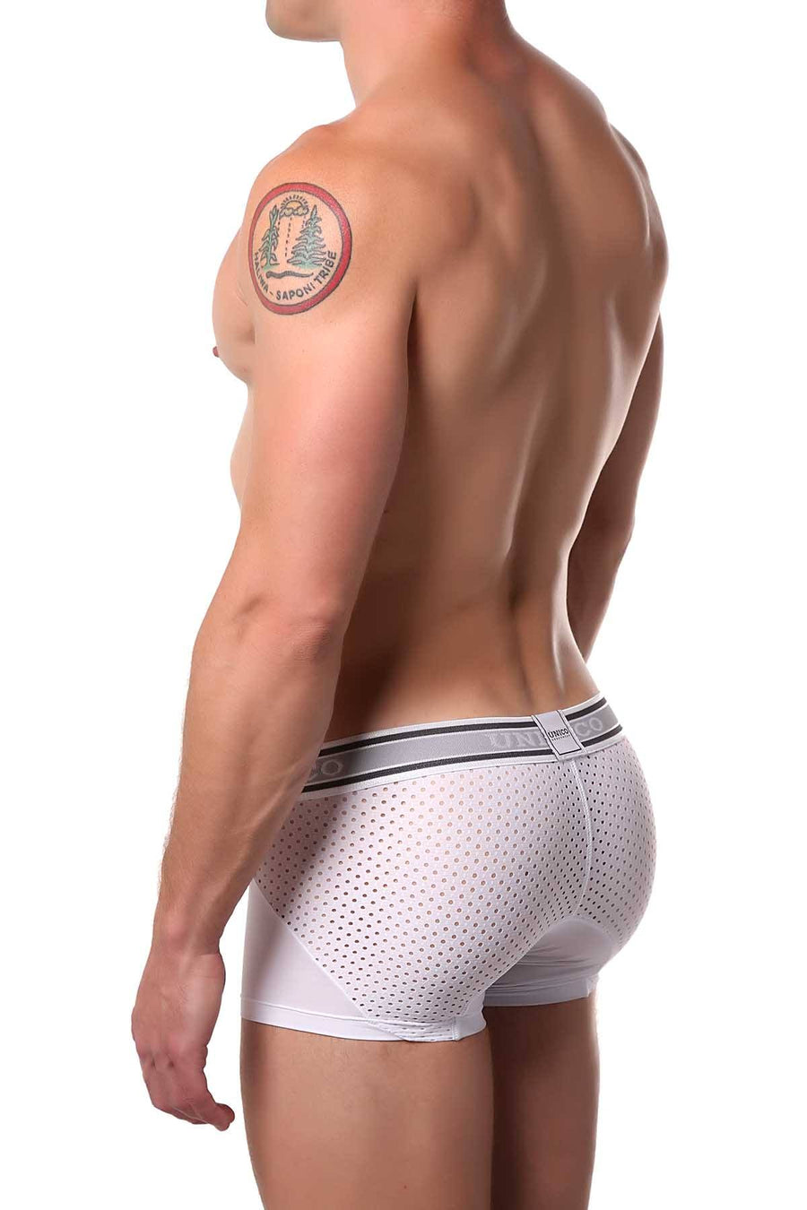 Unico White/Grey Mesh Retreat Trunk