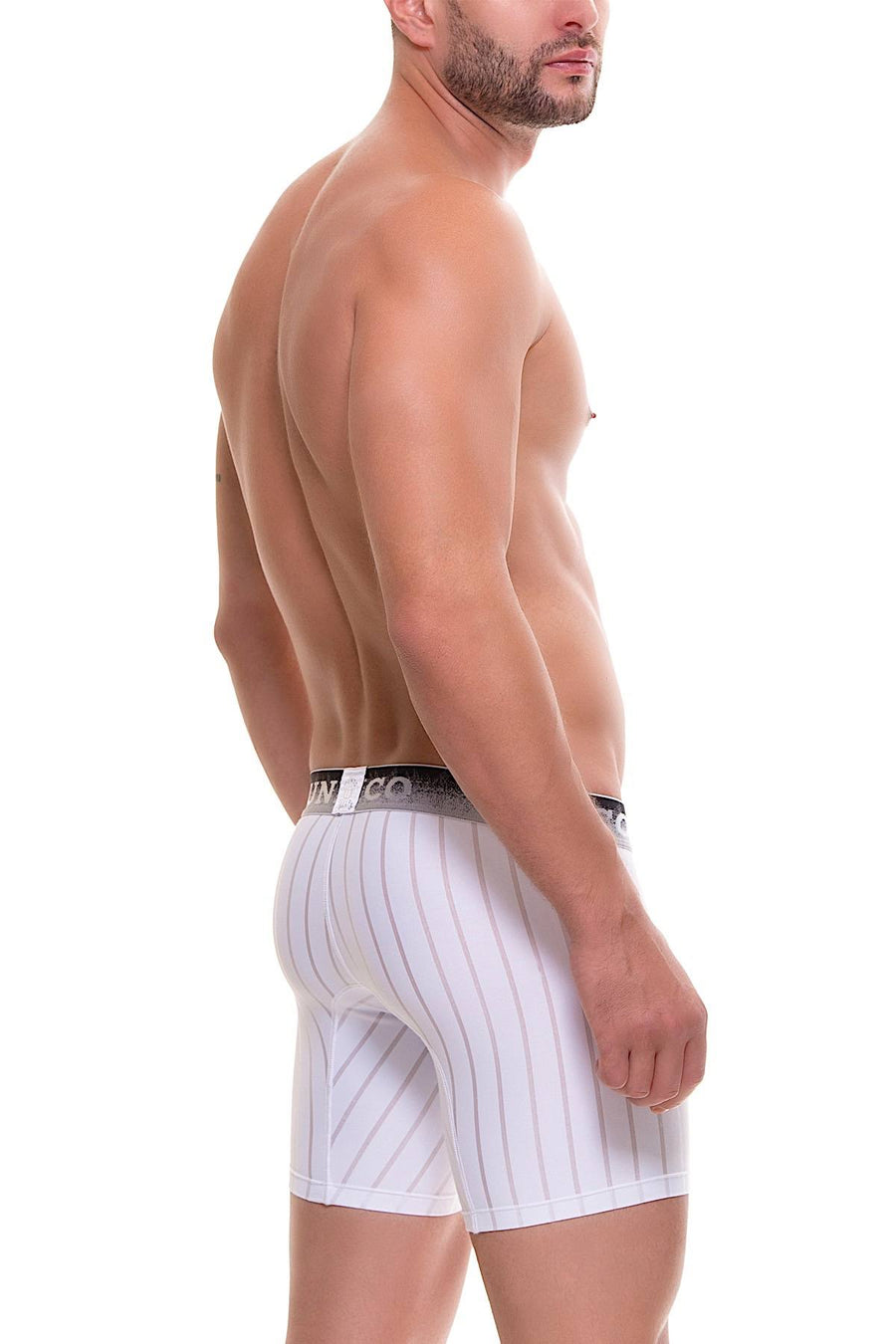 Unico White/Grey Omen Boxer Brief