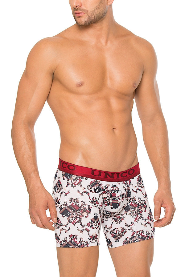 Unico White/Red Viñales Boxer Brief