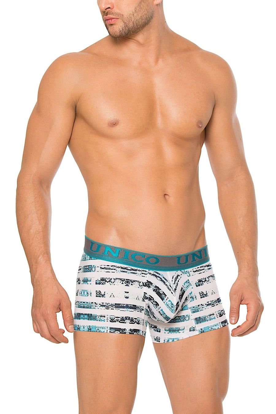 Unico White/Teal Songo Trunk
