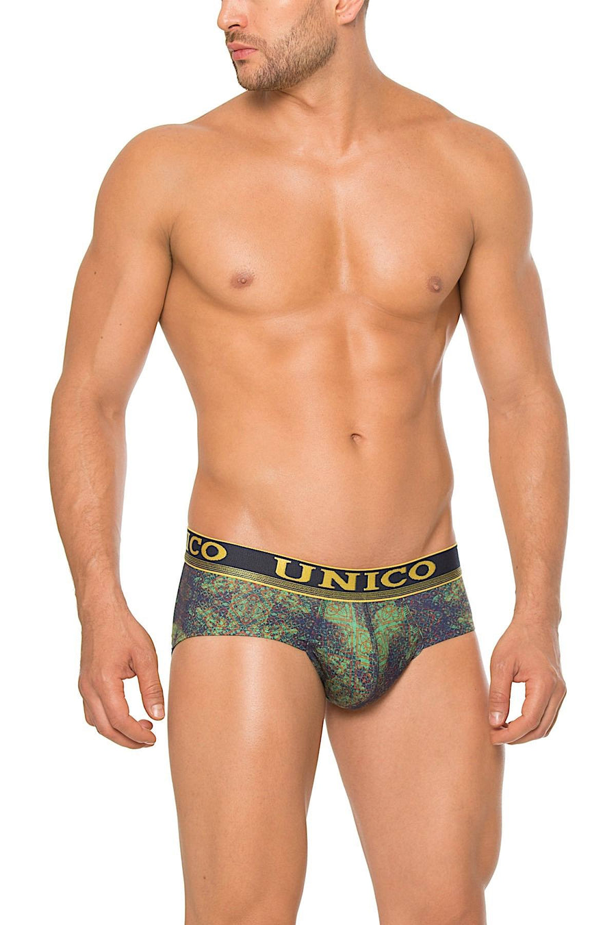 Unico Yellow/Green/Multi-Color Rito Brief