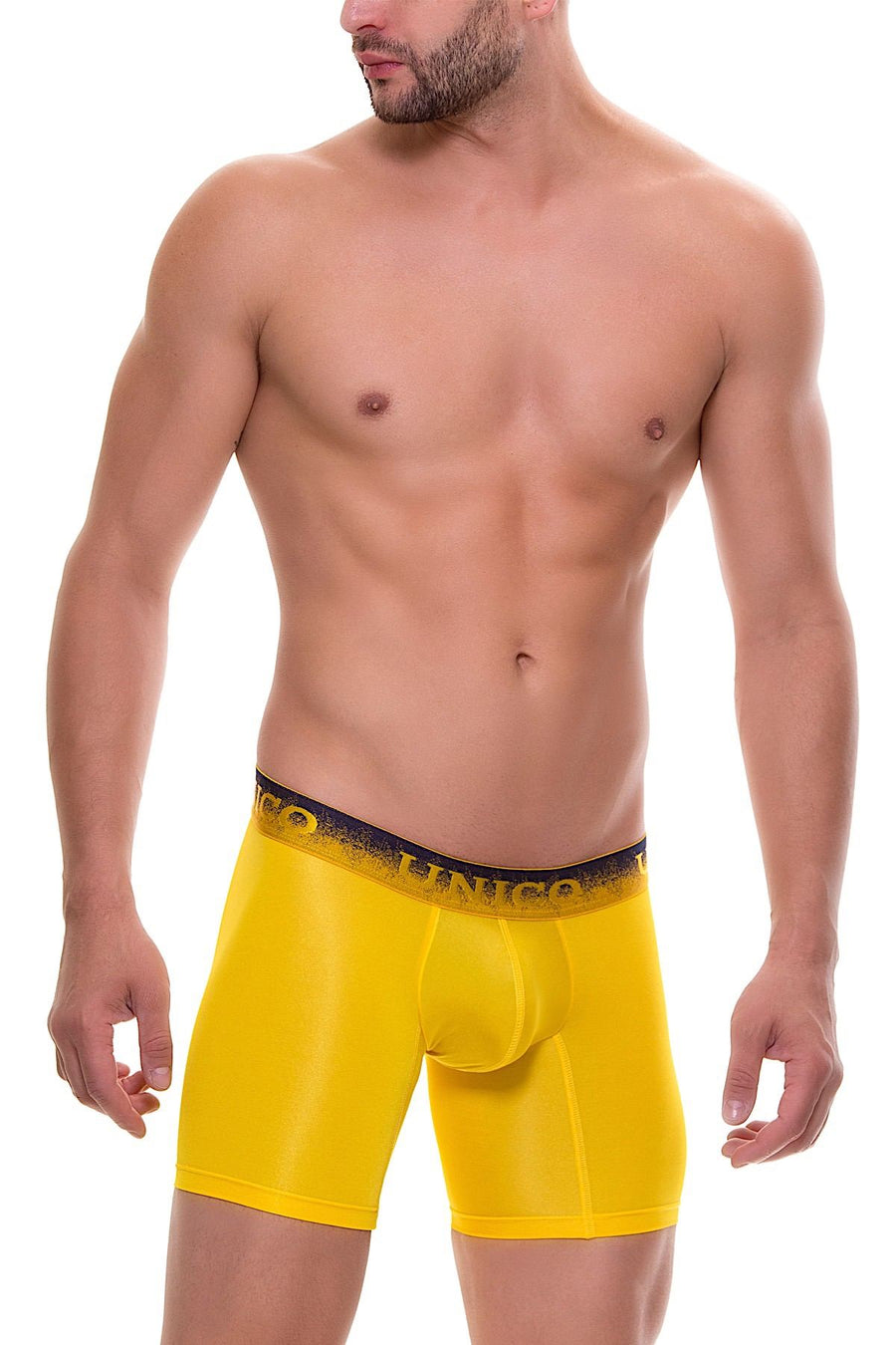 Unico Yellow/Navy Bright Boxer Brief
