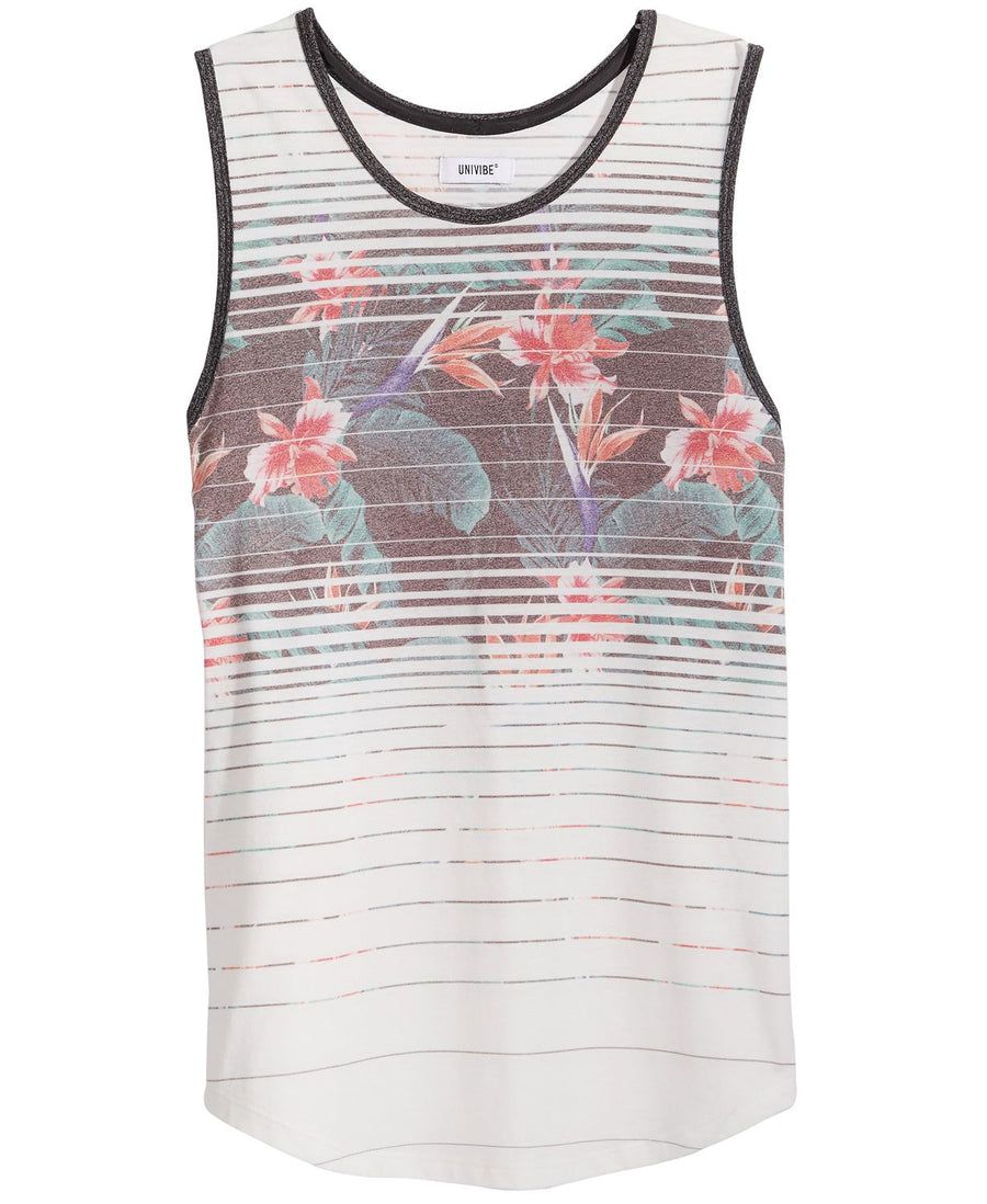 Univibe Graphic Print Tank / White