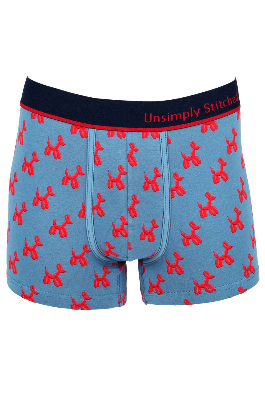 Unsimply Stitched Blue Balloon Dog Trunk