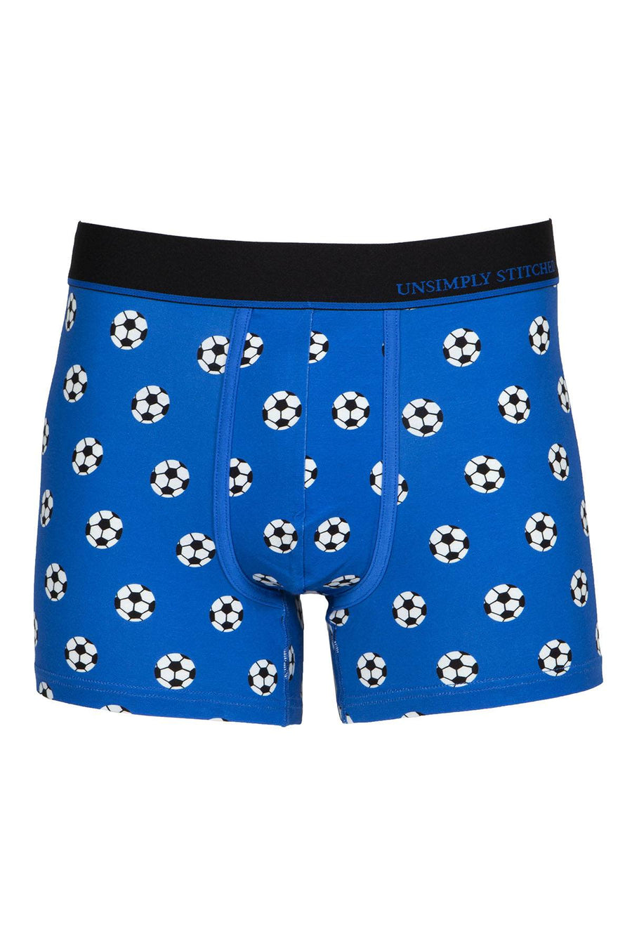 Unsimply Stitched Blue Soccer Trunk