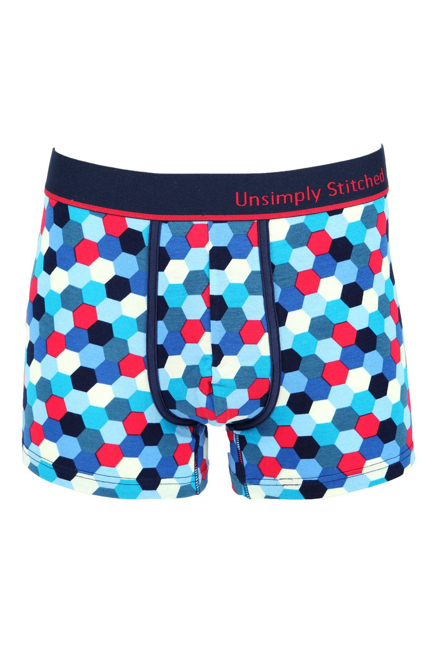 Unsimply Stitched Colored Honeycomb Trunk