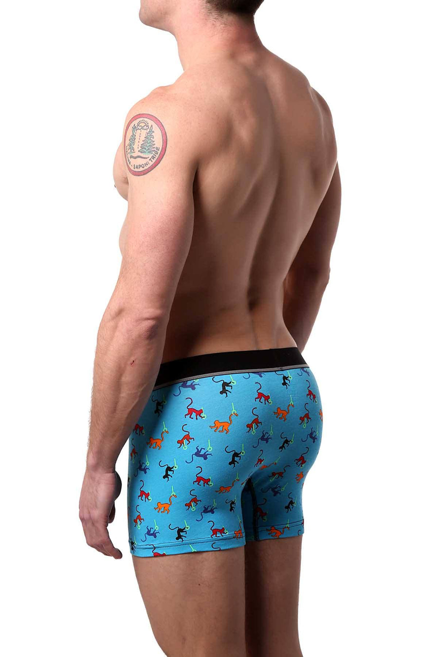 Unsimply Stitched Hawaiian-Blue Monkey Trunk