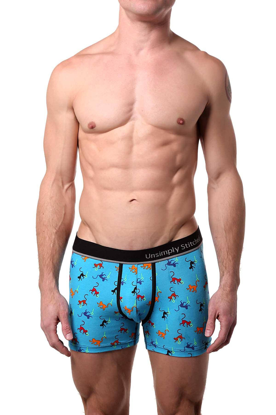 Unsimply Stitched Hawaiian-Blue Monkey Trunk