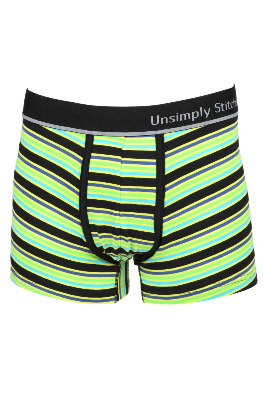 Unsimply Stitched Lime/Black Sunset-Stripe Trunk