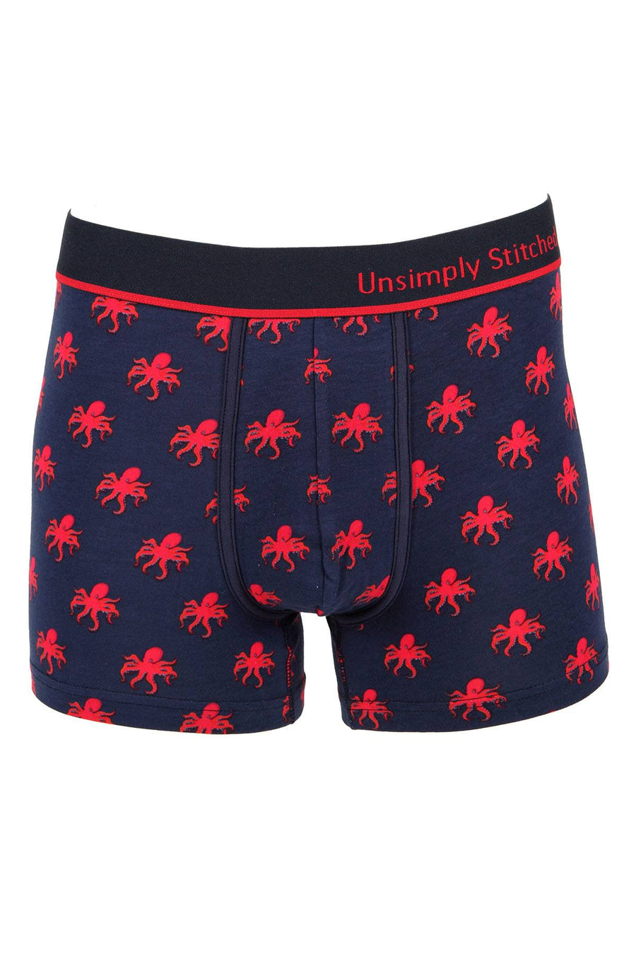 Unsimply Stitched Navy Octopus Trunk
