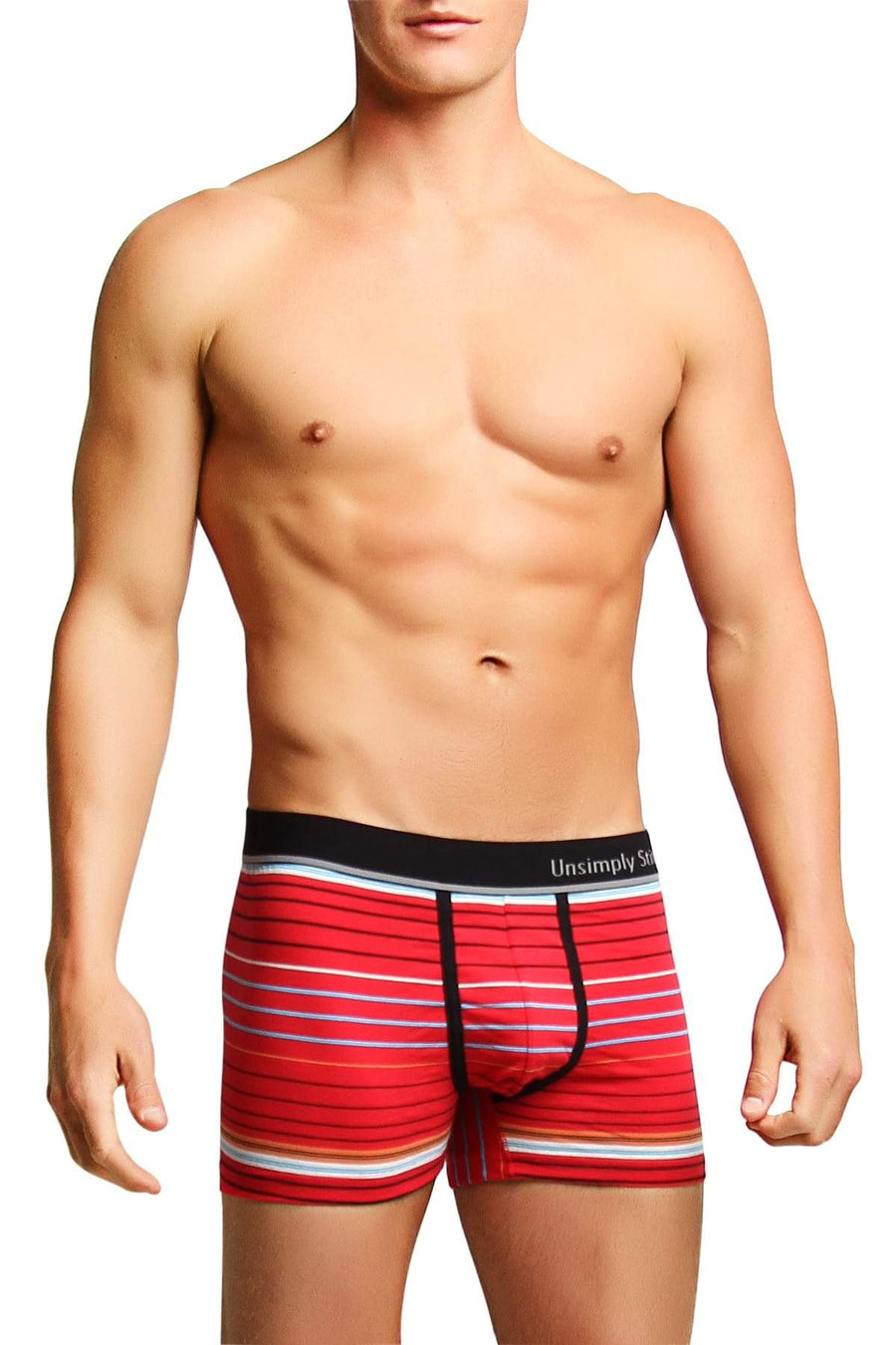Unsimply Stitched Red Mini Stripe Trunk