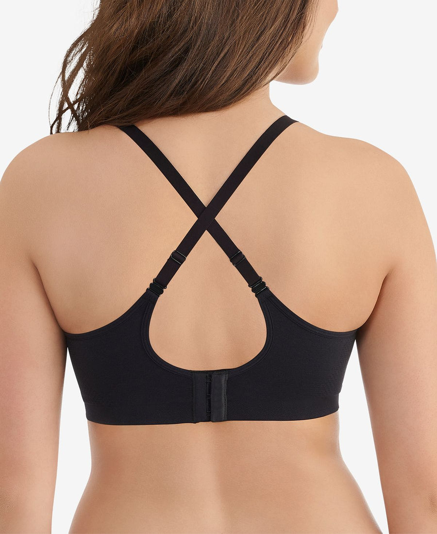 Vanity Fair Breathable Luxe Seamless Comfort Wirefree Bra 72219 Black