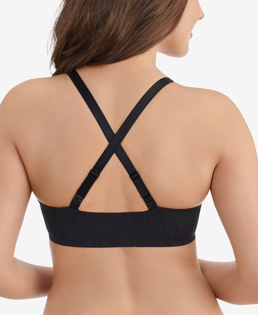 Vanity Fair Illumination Front Close Full Coverage Underwire Bra 75339 Midnight Black