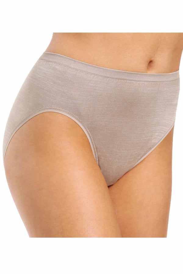 Vanity Fair Toasted-Coconut Seamless High-Cut Strata Brief