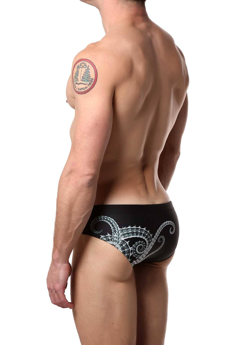 Vanwolff Black Octo Prey Swim Brief