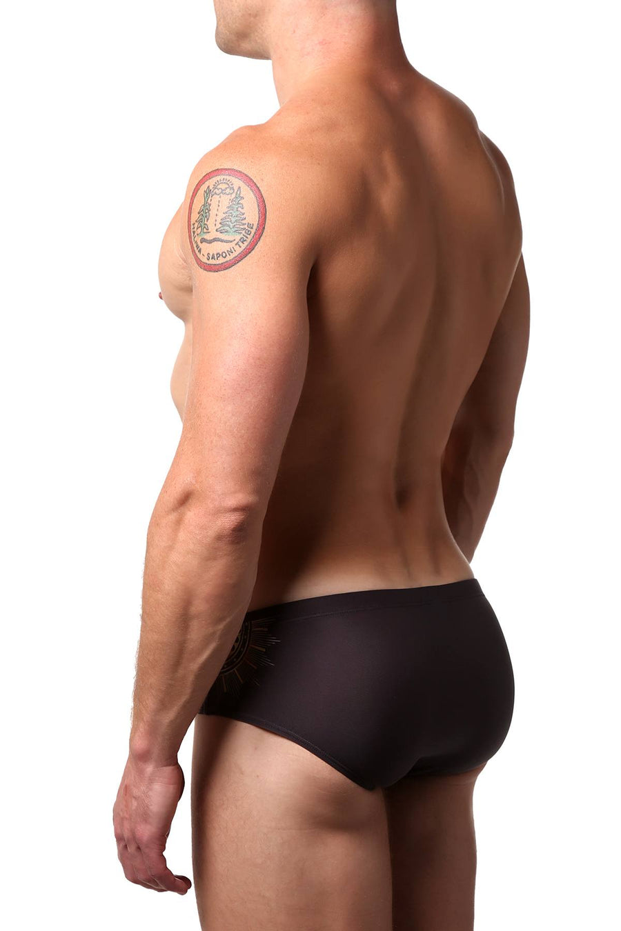 Vanwolff Roosevelt Noir Swim Brief