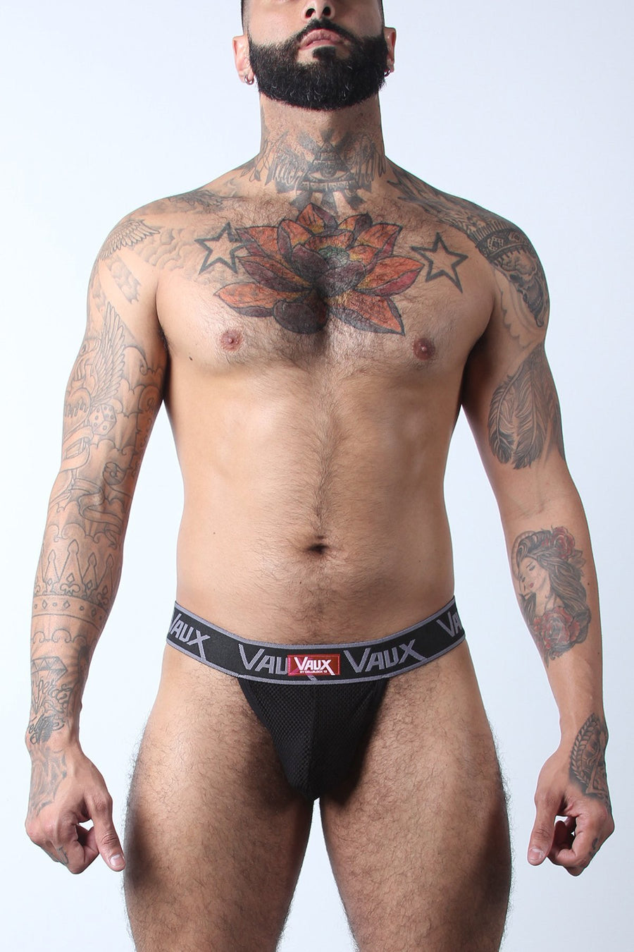 Vaux Black VX1 Double "Y" Thong