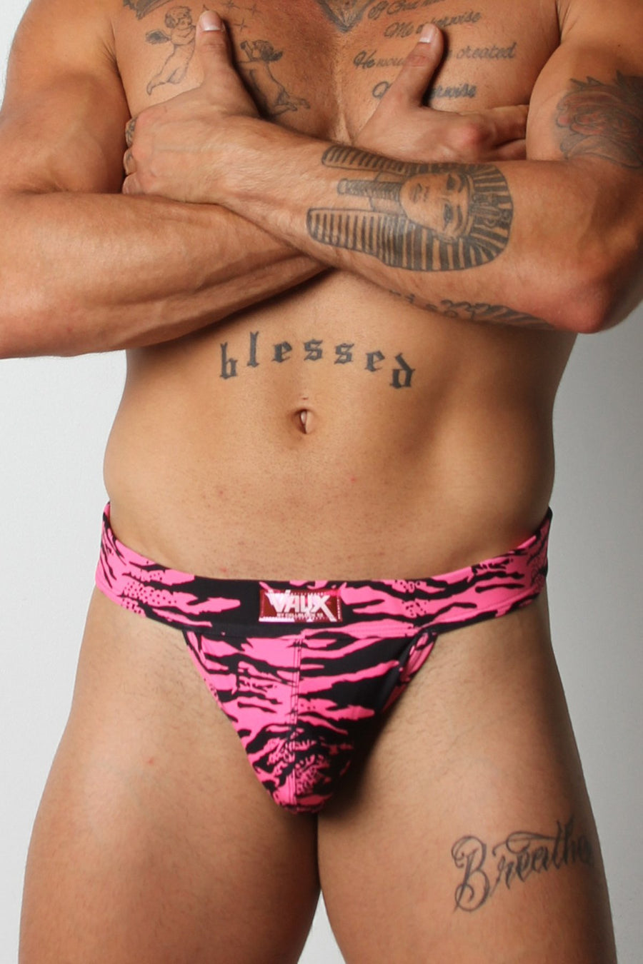 Vaux Pink Zebra VX4 Thong