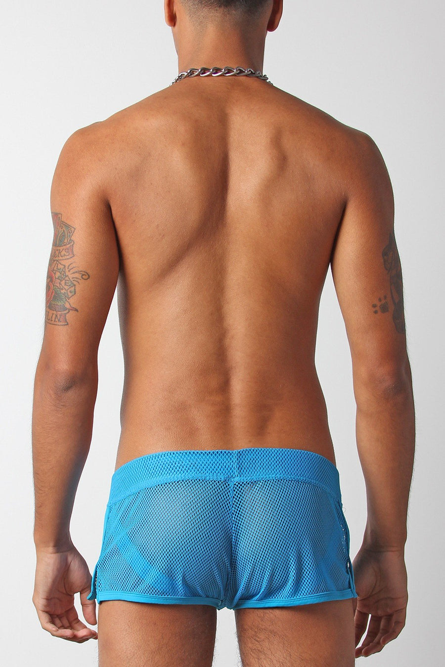 Vaux Turquoise VX1 Mesh Jock Short