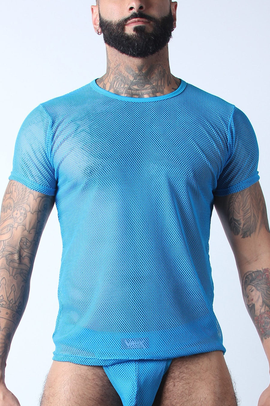 Vaux Turquoise VX1 Mesh Tee