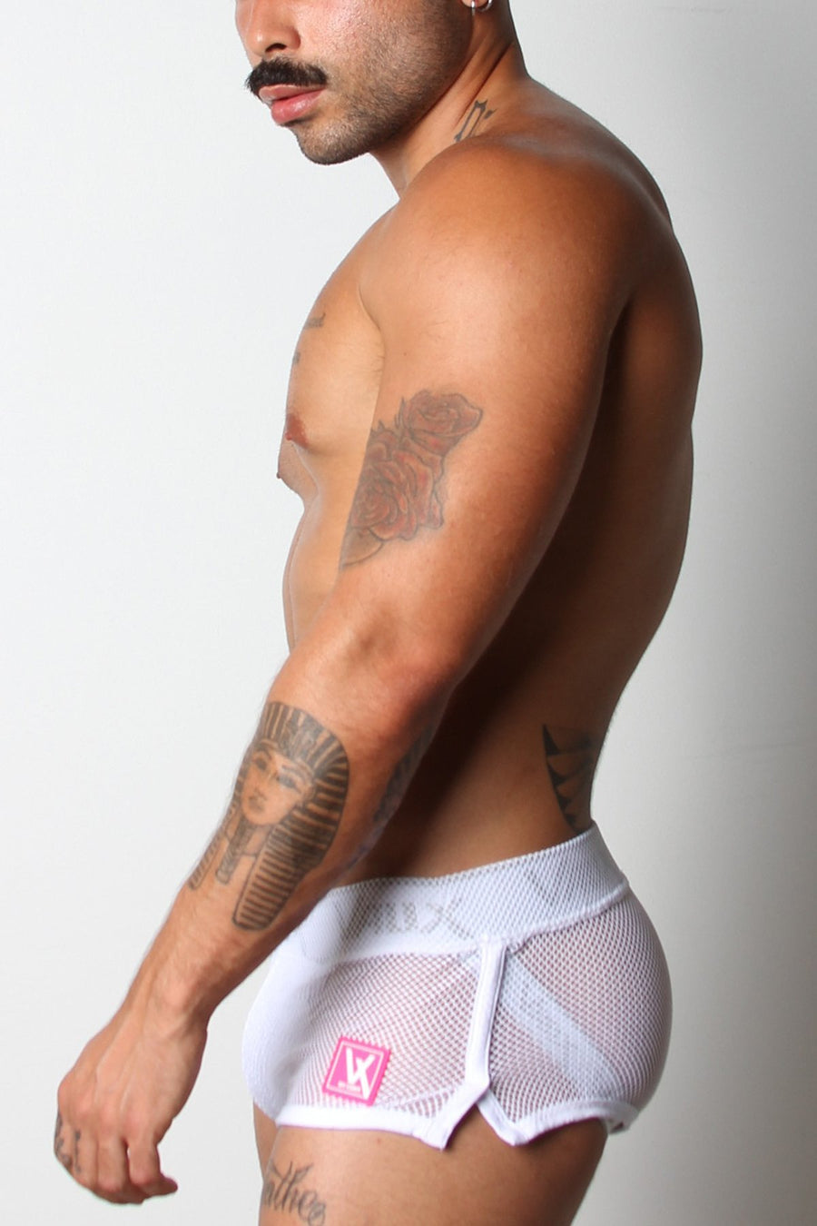 Vaux White VX1 Mesh Jock Short