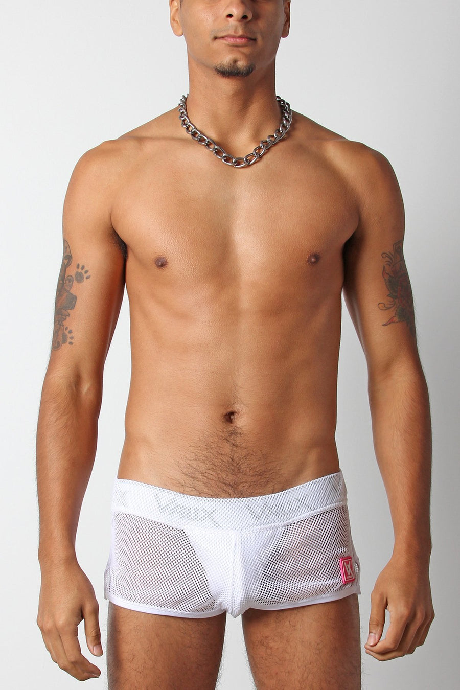Vaux White VX1 Mesh Jock Short