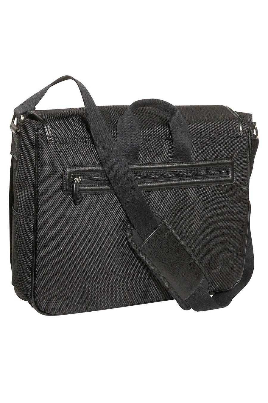 Vespa Black Premium Laptop Messenger Bag