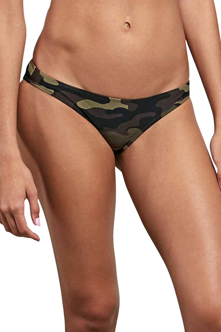 Volcom Dark Camo Can't Sea Me Full Hipster Bikini Bottom