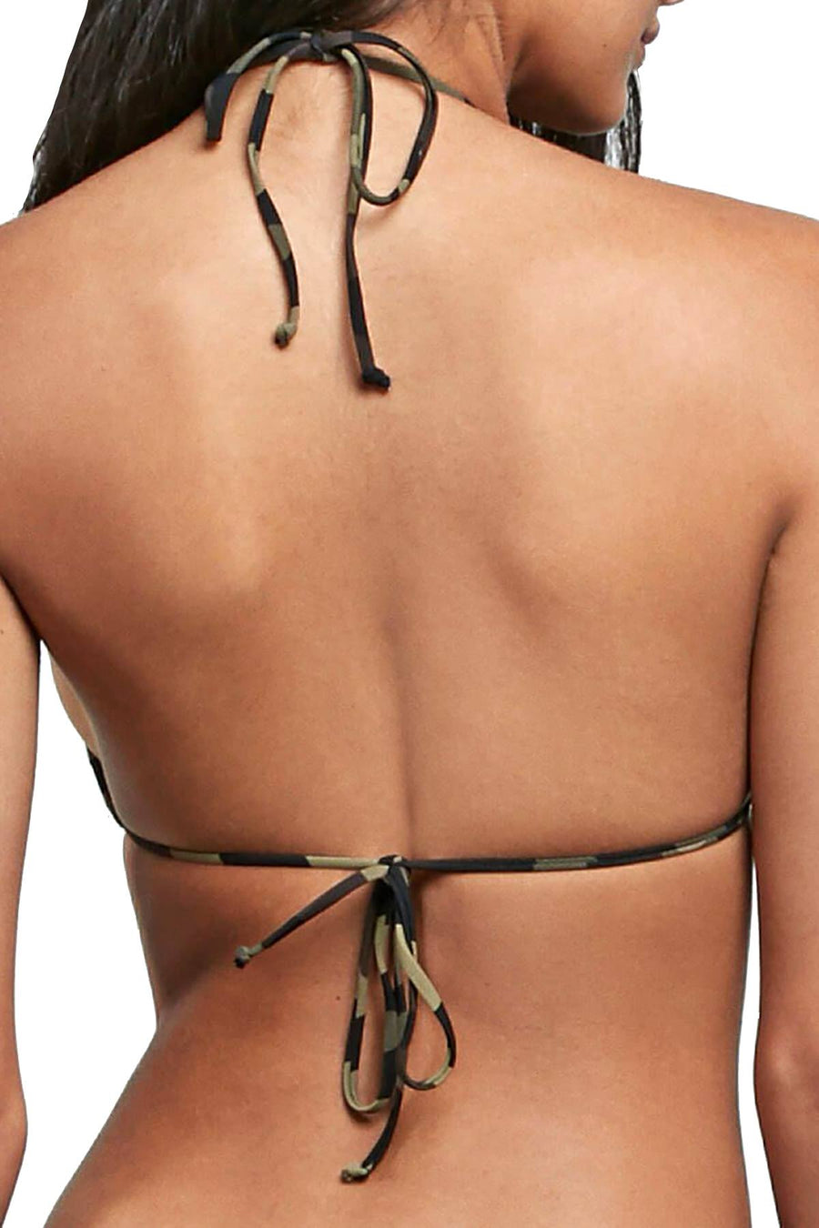 Volcom Dark Camo Can't Sea Me Triangle Bikini Top