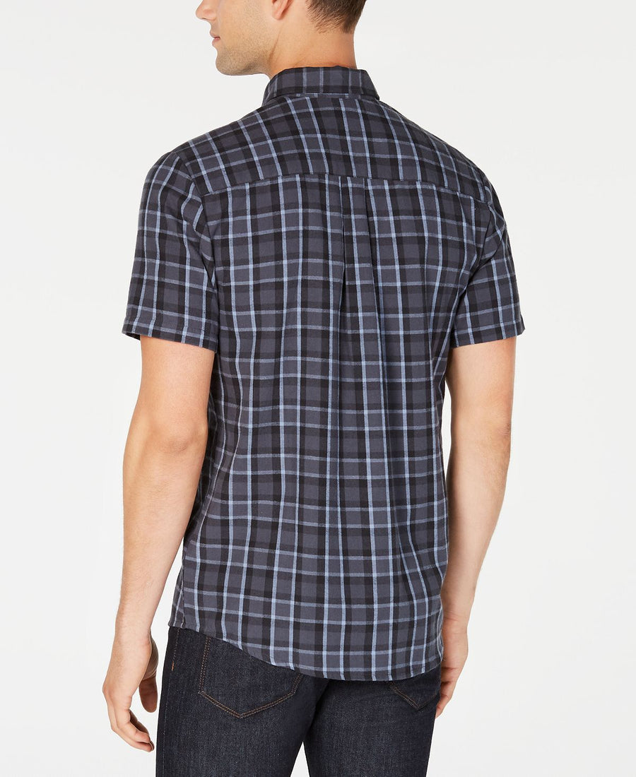 Volcom Keiran Plaid Pocket Shirt Stealth
